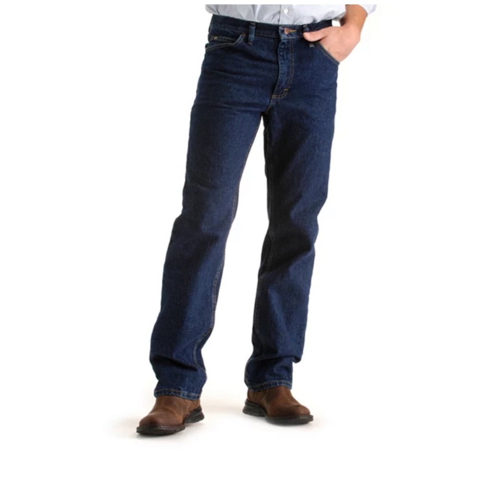 LEE REGULAR FIT STRAIGHT LEG JEAN:DARK STONE